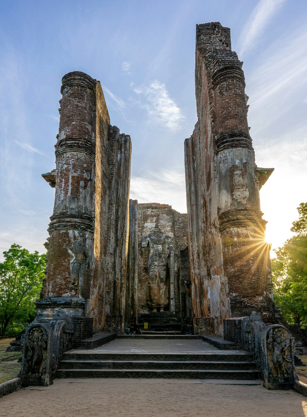 Polonnaruwa temple complex, ancient capital, Sri Lanka